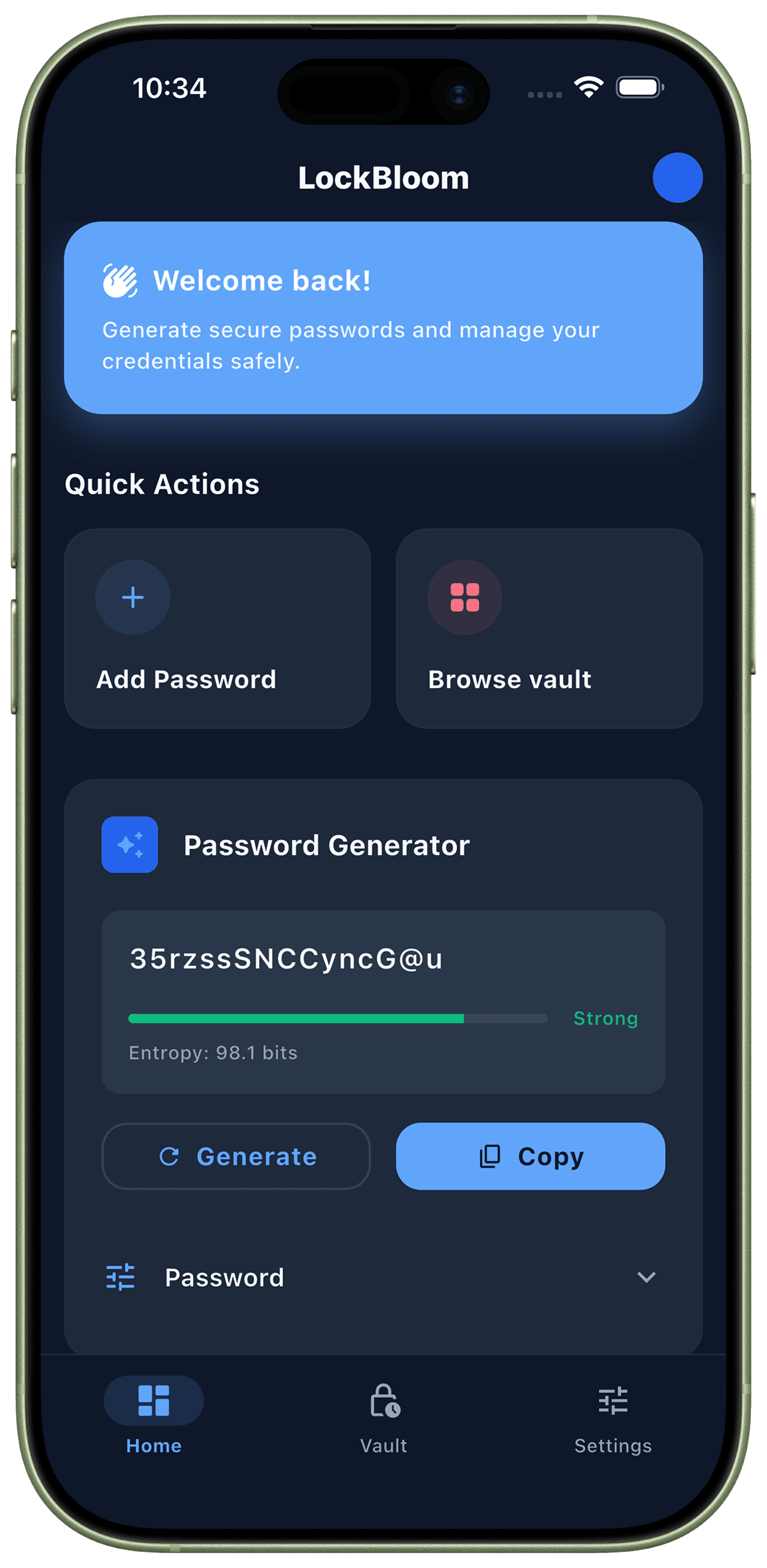 LockBloom Interface